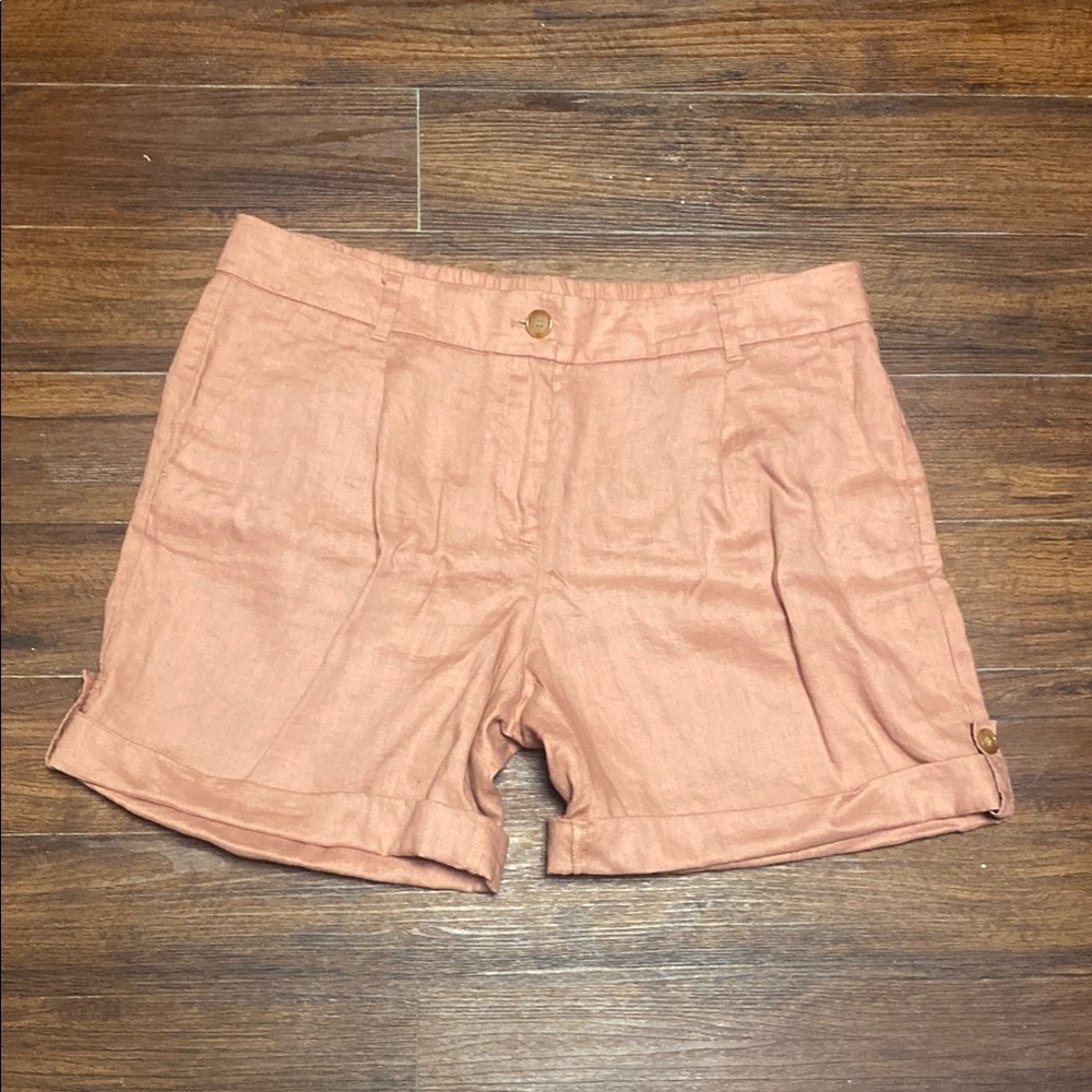 Loft  Blush Pink  Linen Shorts